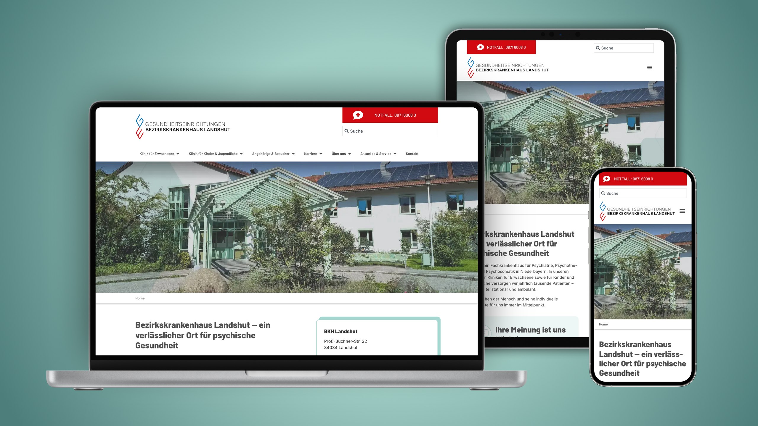 Bezirkskrankenhaus Landshut – Projektansicht