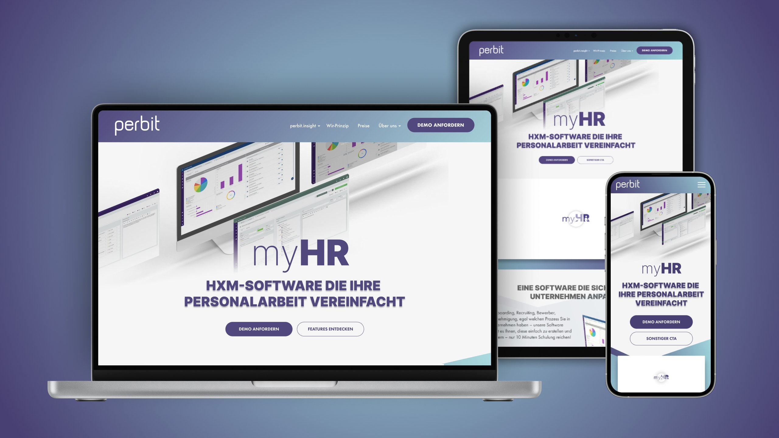 Perbit my HR – Projektansicht